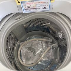 ★ジモティー割あり★ﾊｲｾﾝｽ/5.5kg洗濯機/2022/クリ-ニング済み/HG-2946