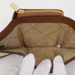 美品！MICHAEL KORS マイケルコース 三つ折り財布 ブラウン 35H9GTVZ5B