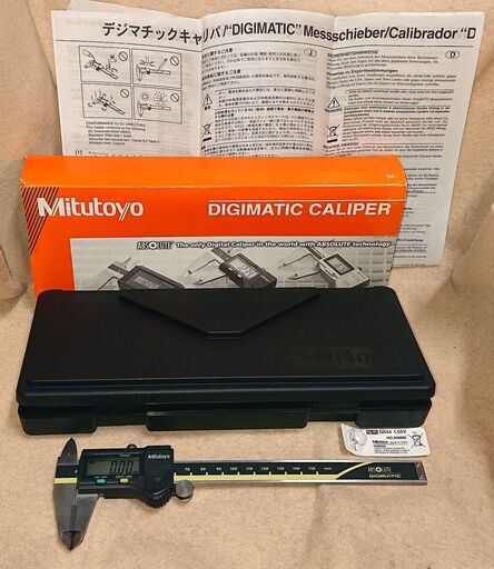 山口市、ミツトヨ製デジタルノギス￥14000位⇒￥6800元箱付き美品