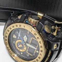 人気色?G-SHOCK/ガルフマスターGWN-1000GB ブラック×ゴールド 電波 