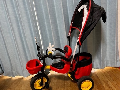 カーゴ サンシェード ミッキーマウス 三輪車 Disney アイデス