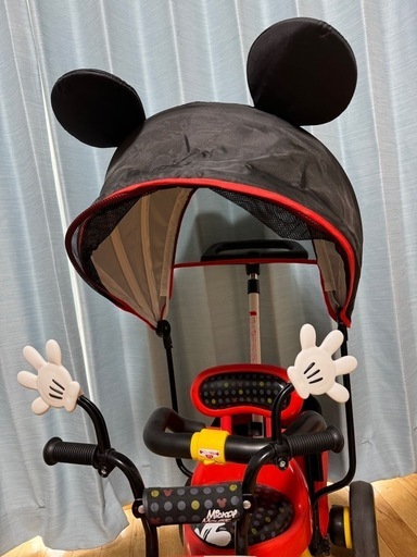 ides アイデス カーゴサンシェード ミッキーマウス 三輪車