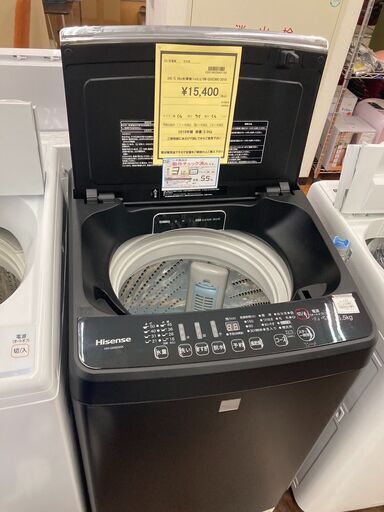 ★ジモティー割あり★ﾊｲｾﾝｽ/5.5kg洗濯機/クリ-ニング済み/HG-2960