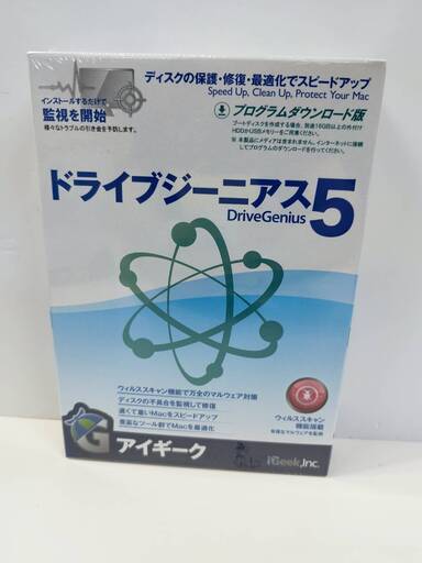 【未開封】iGeek inc/アイギーク ドライブジーニアス 5/Drive Genius
