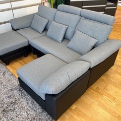 N722☆カウチソファー☆3人掛けソファ☆ソファー☆幅2030mm