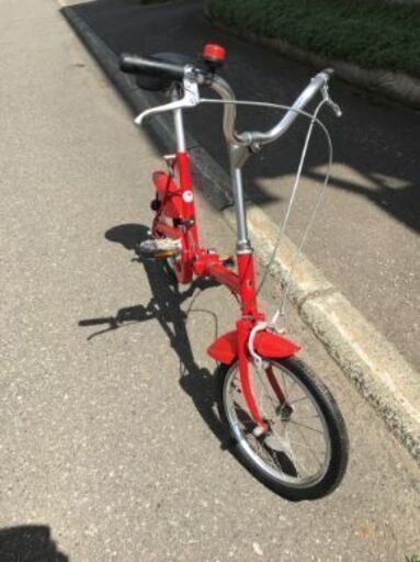 ミヤタ自転車　見てみたい方もご連絡ください。　16インチ折りたたみ　マーチャリ（マーチコラボ自転車）見てから決めてもOK