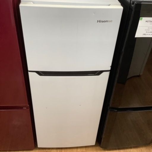 「安心の6ヶ月保証付！！【2ドア冷蔵庫 Hisense HR-B12C 2019年製 120L】売ります！取りに来れる方限定！」