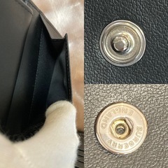 新ロゴBURBERRYバーバリー チェック小銭入れ有二つ折り財布ウォレットさいふ