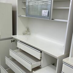 ☆ジモティ割あり☆ レンジボード ホワイト H201×D50×W150 