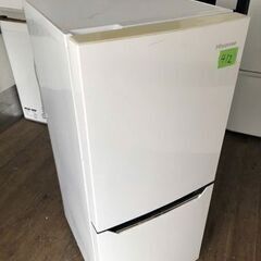 NO 412 🌈福岡市内配送設置無料✨🌈　ハイセンス 【右開き】130L 2ドアノンフロン冷蔵庫 エディオンオリジナル パールホワイト HR-D1302