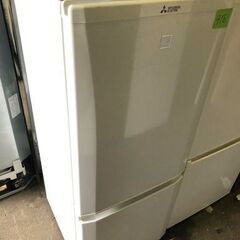 NO 416 🌈福岡市内配送設置無料✨🌈　三菱 【右開き】146L 2ドアノンフロン冷蔵庫 keyword キーワードホワイト MR-P15EA-KW