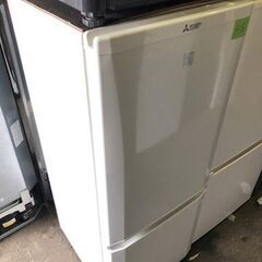 NO 416 🌈福岡市内配送設置無料✨🌈　三菱 【右開き】146L 2ドアノンフロン冷蔵庫 keyword キーワードホワイト MR-P15EA-KW