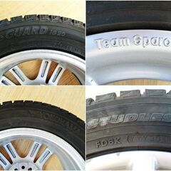 YOKOHAMA/スタッドレスタイヤ　＆　TeamSparco/ホイール4本セット 16インチ　5穴　205/55R16　FD8KアイスガードiG20 iceGUARD