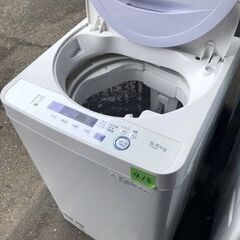 NO 418?福岡市内配送設置無料✨? シャープ 全自動洗濯機 5.5kg