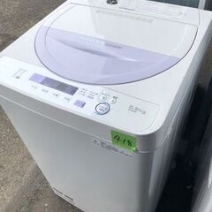 NO 418?福岡市内配送設置無料✨? シャープ 全自動洗濯機 5.5kg