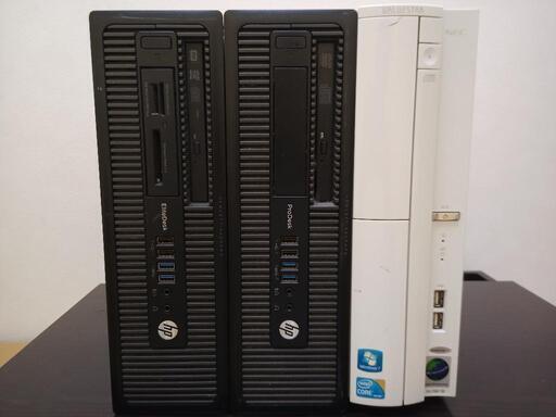 デスクトップPC✕3、モニター（ジャンク）