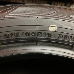 新車外し】DUNLOP ENASAVE EC300 215/60R16 16インチ 夏タイヤ 4本 CX 