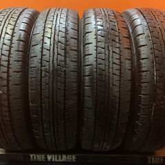 DUNLOP ENASAVE VAN01 195/80R15 107/105L LT 15インチ 夏タイヤ 4本 23年製 バリ溝 ハイエース キャラバン等　(KTN133)