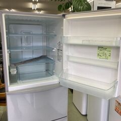 【リサイクルショップ　ピカソ　小松原】東芝 TOSHIBA 340L 3ドア 右開 自動製氷機能付冷蔵庫 シルバー2012年製 GR-E34N★8438★