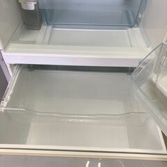 【リサイクルショップ　ピカソ　小松原】東芝 TOSHIBA 340L 3ドア 右開 自動製氷機能付冷蔵庫 シルバー2012年製 GR-E34N★8438★