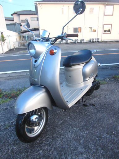 YAMAHA 2st VINOビーノ シルバー セル始動　メーターオーバーし速く好調 　プラグ　フィルターシート他等 お金かけ多数交換 納車整備点検済み 登録後すぐ乗り出せます。直接引き渡し　配送手配も可　SA10J　５AU　４JP　原付