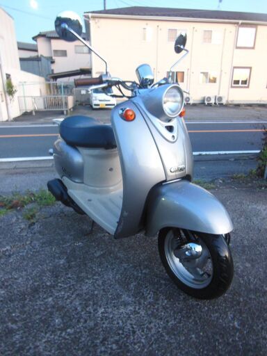 YAMAHA 2st VINOビーノ シルバー セル始動 メーターオーバーし速く好調