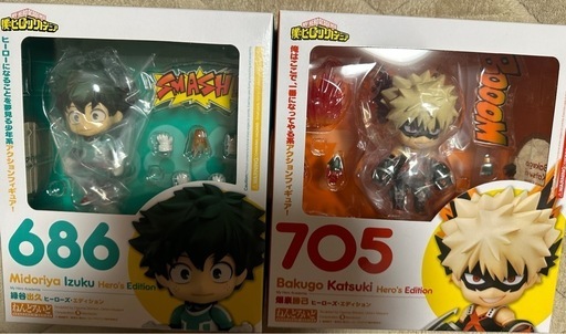 【フィギュア】ねんどろいど　緑谷出久・爆豪勝己　ヒーローズ・エディション