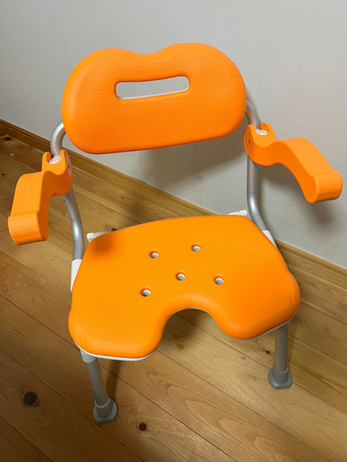 『新品、未使用』パナソニック、高齢者の方の入浴補助、シャワーチェア、ユクリア、折りたたみ、ひじかけ、背もたれ、ワンタッチ、＃入浴　＃入浴補助　＃介護　＃支援　＃風呂