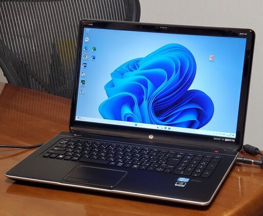 HP 巨大17インチフルHD グラフィックカード搭載 3D-CAD 動画【win10+win11 起動8秒 CPUスコア5676】i7 新品SSD256GB/ office