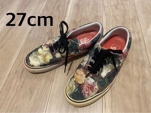 supreme VANS 花柄 スニーカー 27cm