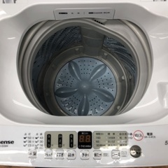 Hisense ハイセンス　5.5kg全自動洗濯機　HW-E5504 2022年製