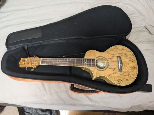 Ibanez レフトハンド ウクレレ  コンサート ピックアップ付 ケース込み