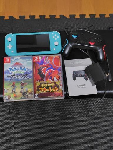 ニンテンドーswitch 連射コントローラー スカーレット アルセウス