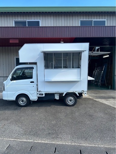 ★新品 実績多数 軽トラ用 キッチンカー シェルBOX 45度仕様　オーダーメイド 製作 移動販売車 フードトラック 受注生産 ★