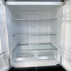 キャンセルでました。超美品　23年製　 冷蔵庫 362L 二人暮らし 収納 MAXZEN マクスゼン 観音開き 2段式 大容量 霜取り不要 スリム ファン式 シルバー JR362HM01SV