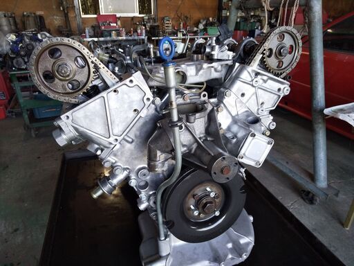 MB-107専門工場-107.500SLオーバーホール済みエンジンA/Tセツト販売