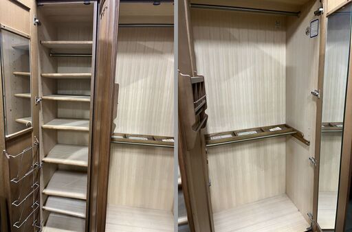 爆買】ロッカータンス ワードローブ 幅120 完成品 大容量収納 シンプル 