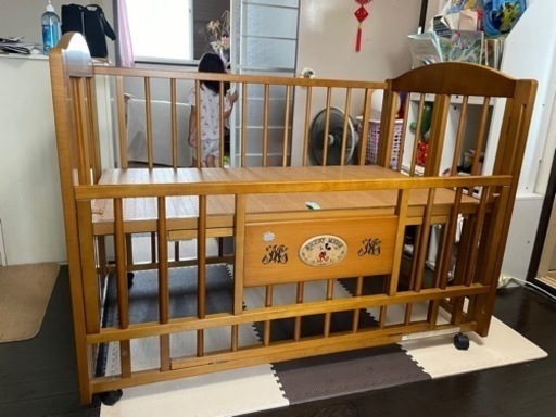 ベビーベッド、布団