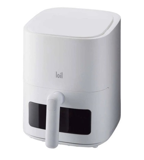 多多機能ノンフライヤー loil　ホワイト LOLRYU-W