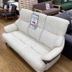 KH-14【新入荷 リサイクル品】コウテイ3 ハイバック3シーターソファ