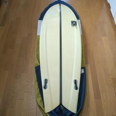【サーフボード】firewire gofish、【フィン】fcs2 MACHADO KEEL