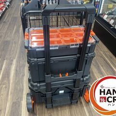 TACTIX 320382 キャリー付3段ツールボックス