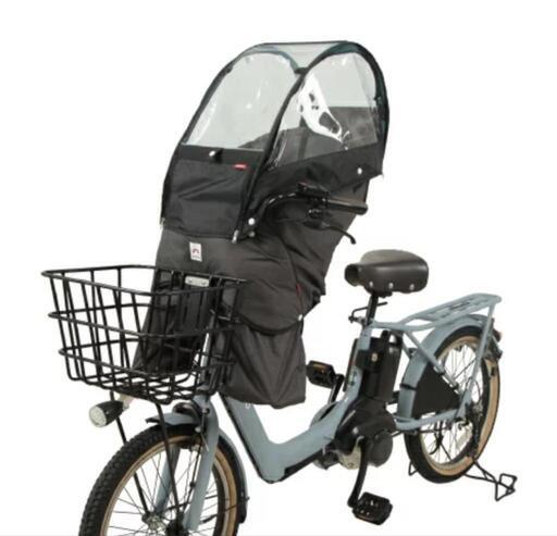 電動自転車　前乗せチャイルドシート　レインカバー