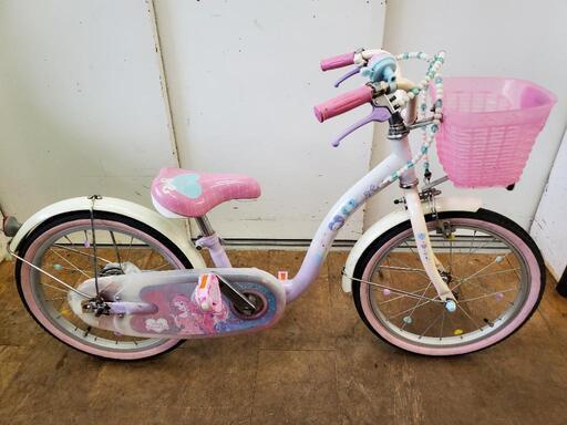 B445 現状品★子供自転車★ides★プリンセス★18インチ★変速無し
