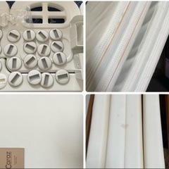 ifamベビーゲート、carazプレイマット、バスケット、滑り止めのセット