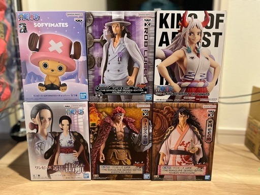 6種セット　ONE PIECE  ワンピース  チョッパー　ロビン　ヤマト　キッド　モモの助　ロブルッチ　フィギュア