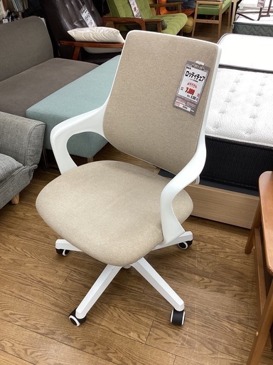 KH-22【新入荷　リサイクル品】関家具　ロッティチェア　ベージュ
