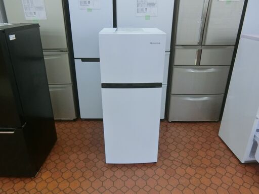 ID 525559　冷蔵庫２ドア　120L　ハイセンス　２０２０年　HR-B1202