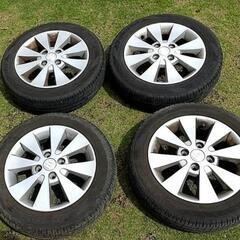 《soldout》スズキ純正ホイル付き冬タイヤ 155-65R14 (4穴) ４ヶ 直接お引き取りくださる方