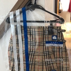 ご自宅まで0円配送?美品✨バーバリースカート高級クリーニング済